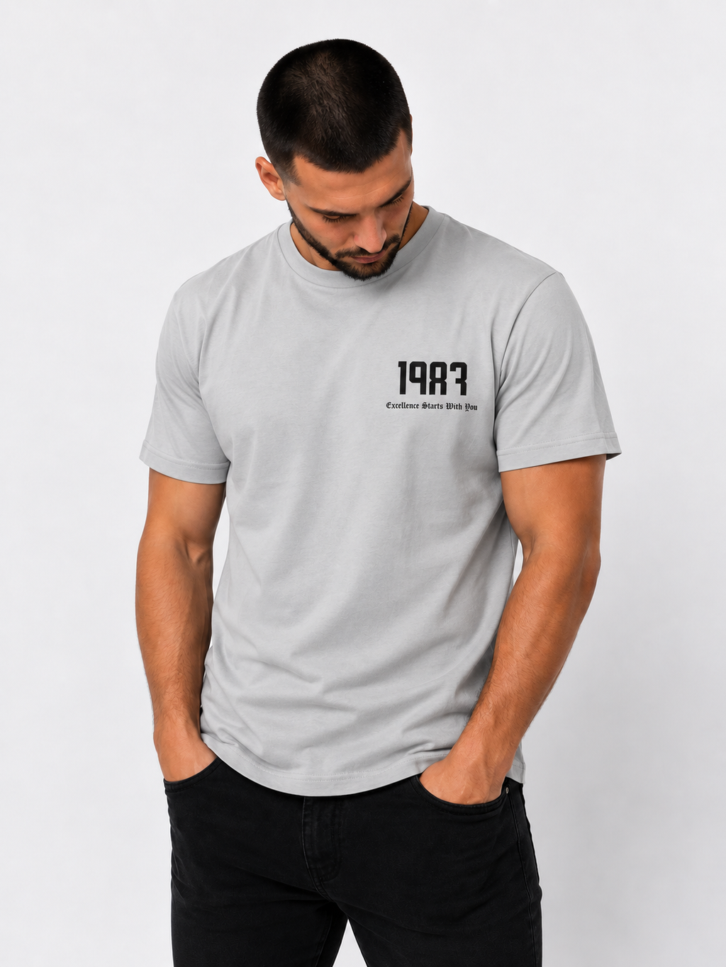 Тениска 1983 Grey